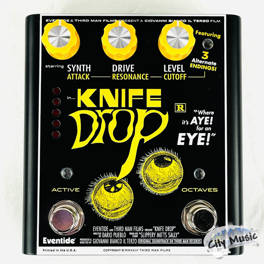 Used Eventide Knife Drop Sub-Octave Fuzz Synth Guitar Effects Pedal ♫