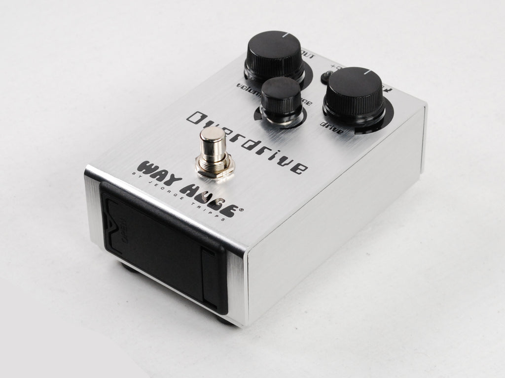 Way Huge WHE205OD Overdrive pedal — used, footswitch and jack detail