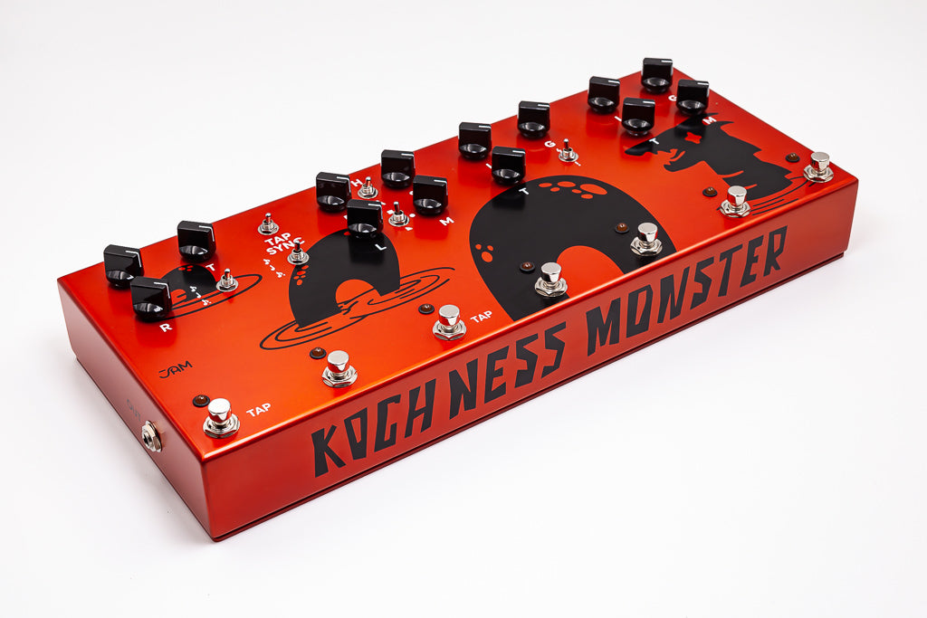 JAM Pedals Kochness Monster multi-effects pedal — side view