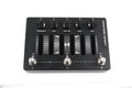 Used Darkglass Microtubes Infinity bass preamp pedal — black, top angle view