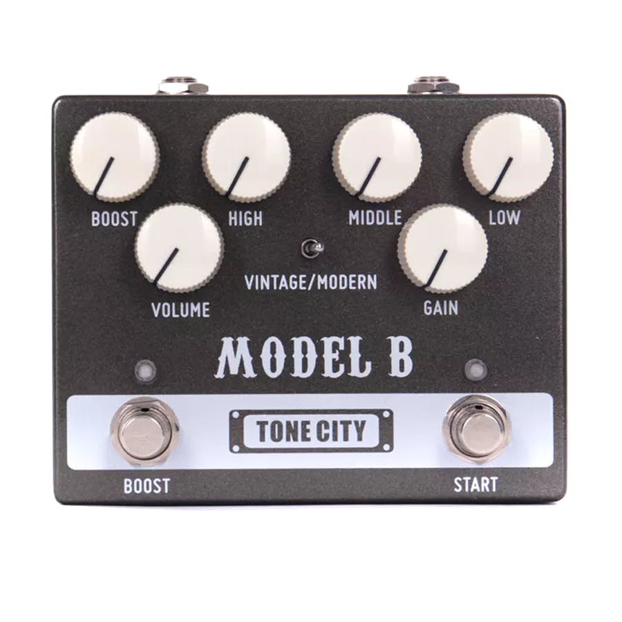 Tone City Model B distortion pedal — full product view