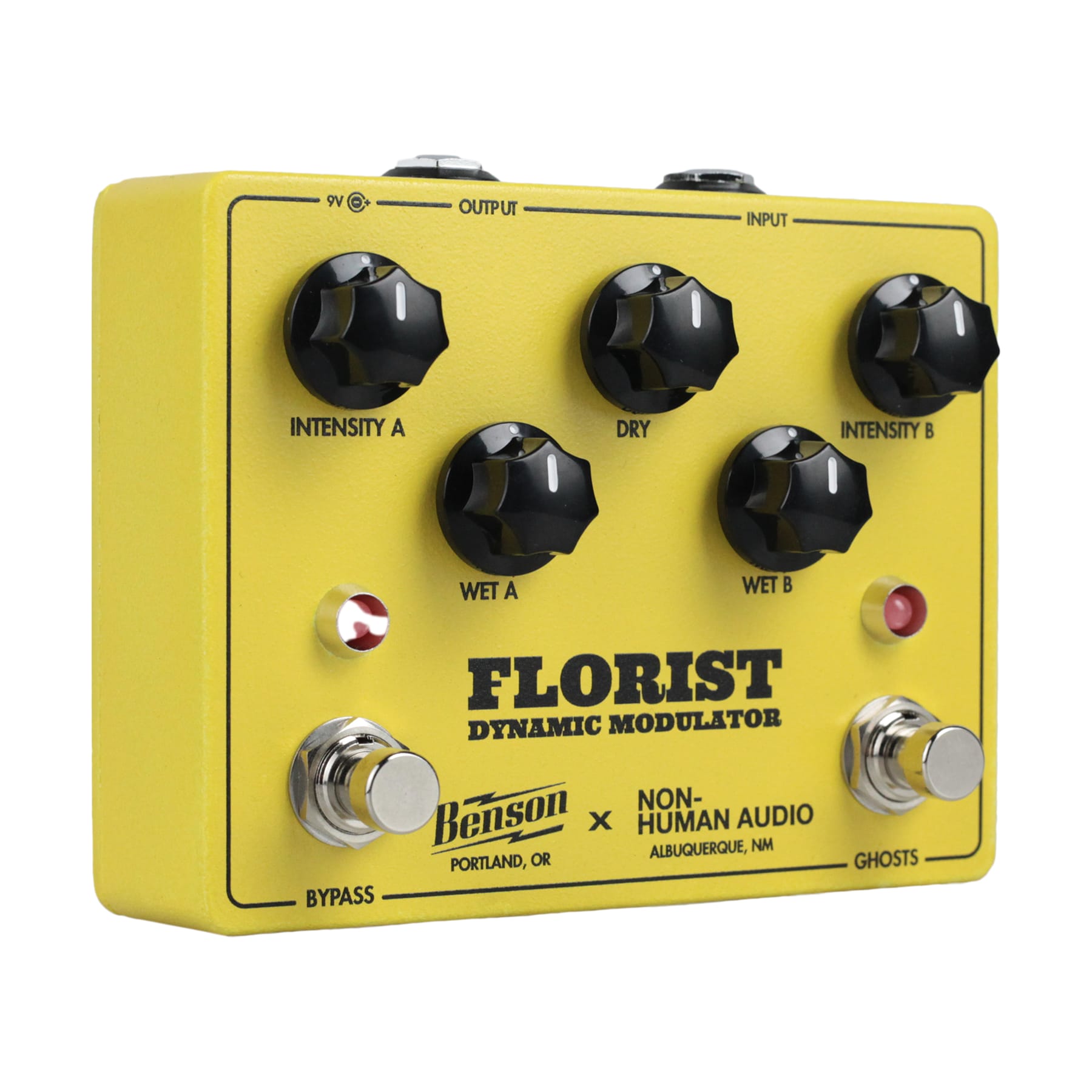 Benson Florist Dynamic Modulator pedal — side view