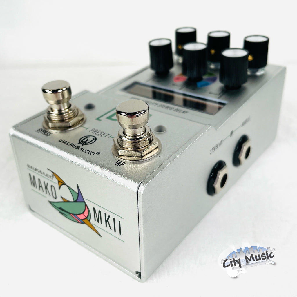 Used Walrus Audio MAKO Series MKII D1 High-Fidelity Delay Guitar Effects Pedal ♫