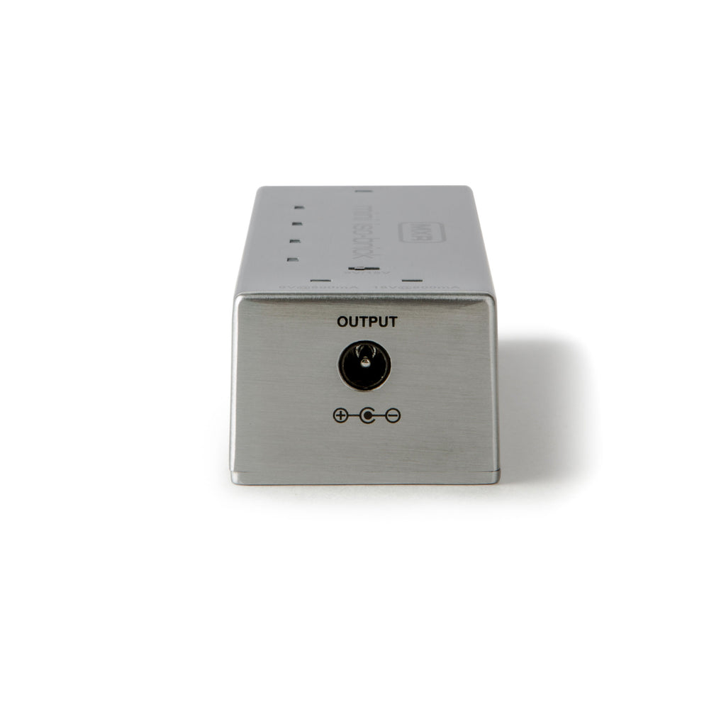MXR M239 Mini Iso-Brick power supply — rear panel and labeling