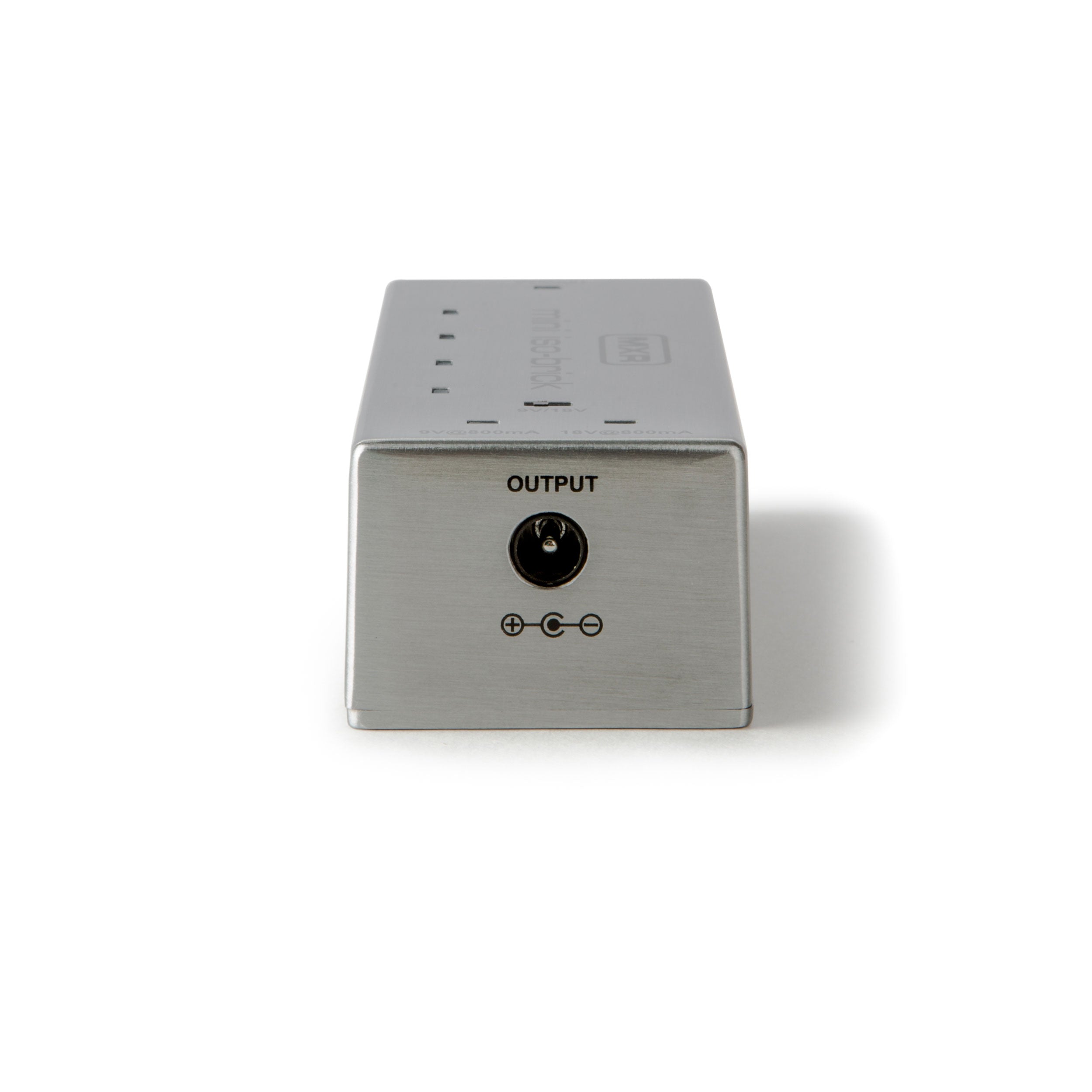 MXR M239 Mini Iso-Brick power supply — rear panel and labeling