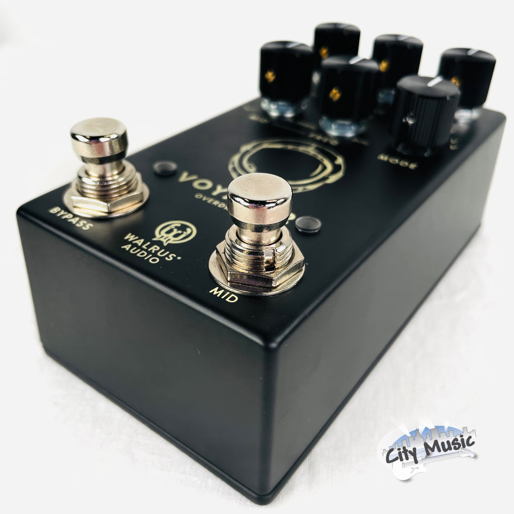Used Walrus Audio Voyager MKII Preamp Overdrive Guitar Effects Pedal Black в™«