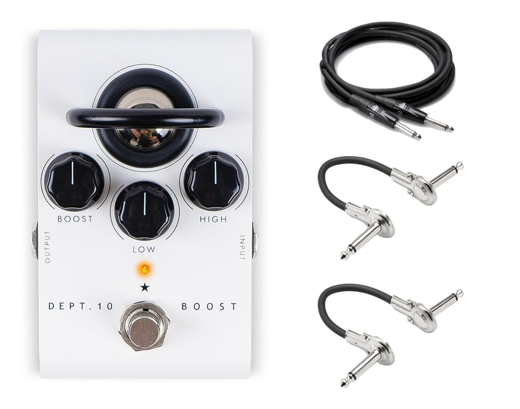 Blackstar Dept. 10 Boost guitar effects pedal — white enclosure