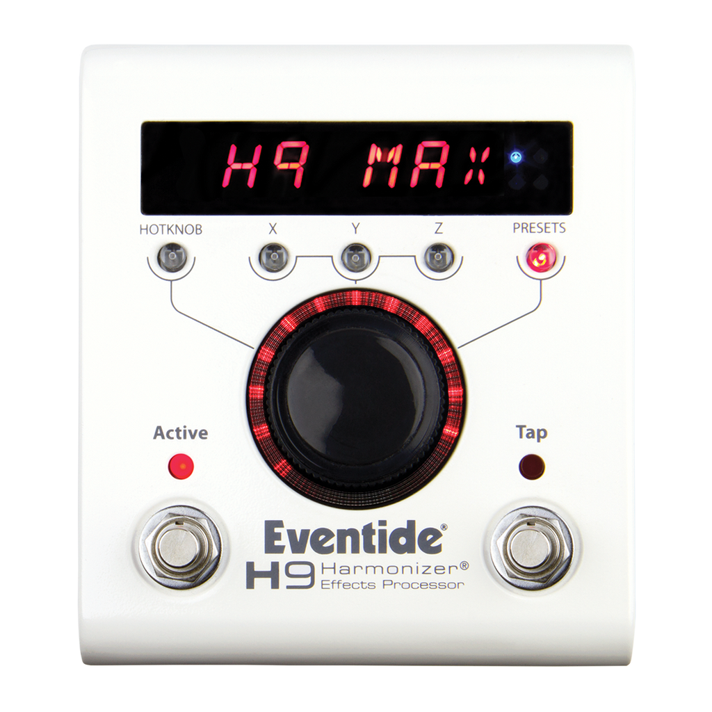 Eventide H9 Max Harmonizer pedal controls and interface detail