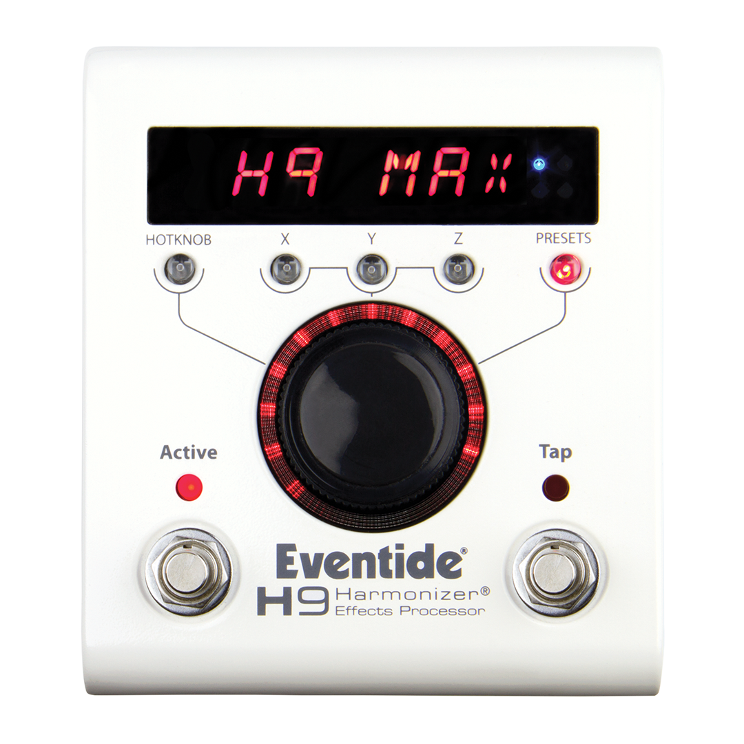Eventide H9 Max Harmonizer pedal controls and interface detail