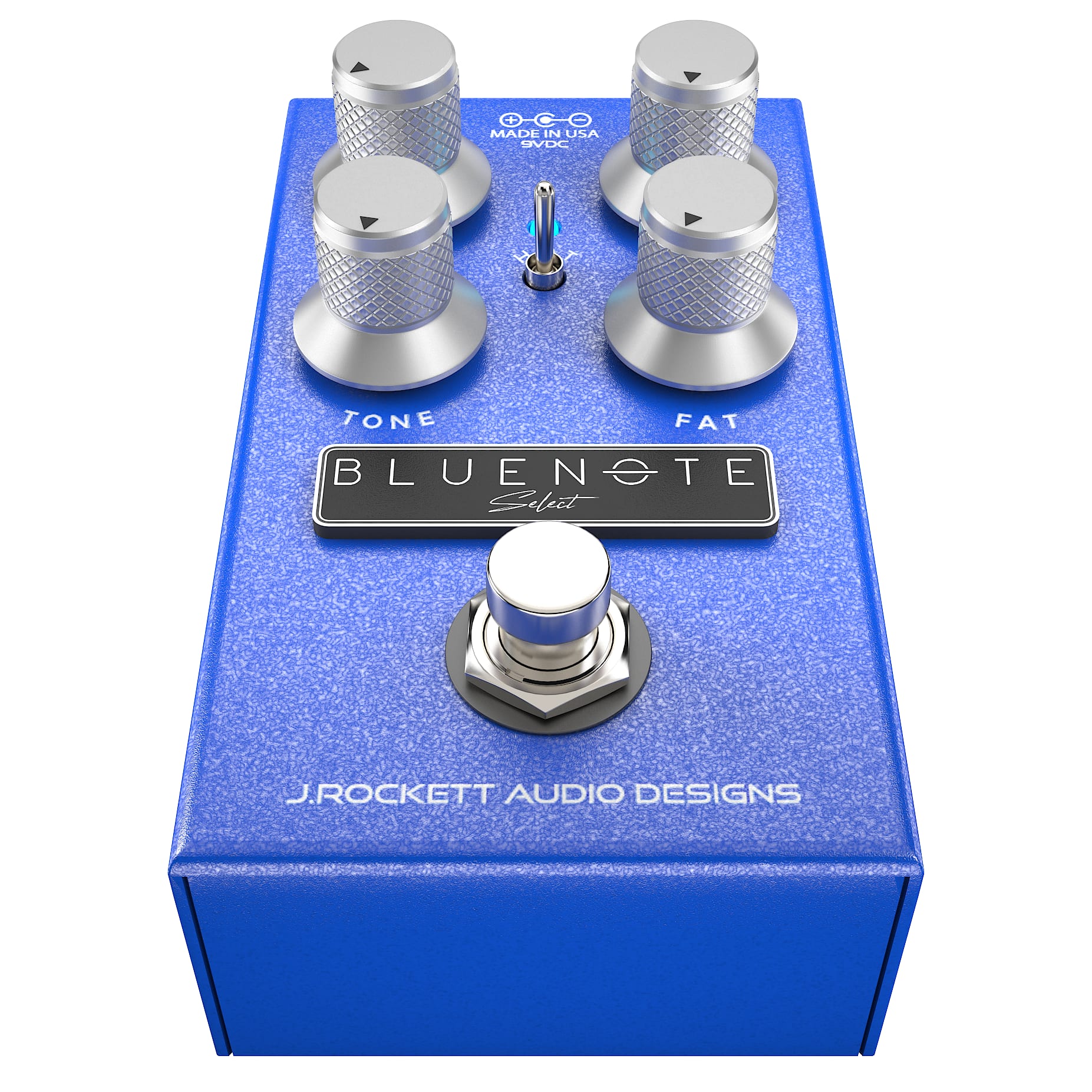 J. Rockett Blue Note Select pedal side input jack