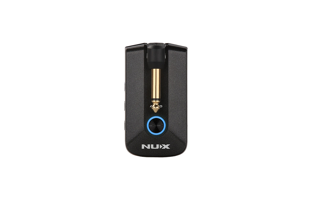 NUX MP-3 Mighty Plug Pro headphone amp — angled view