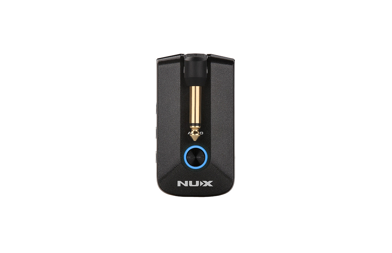 NUX MP-3 Mighty Plug Pro headphone amp — angled view