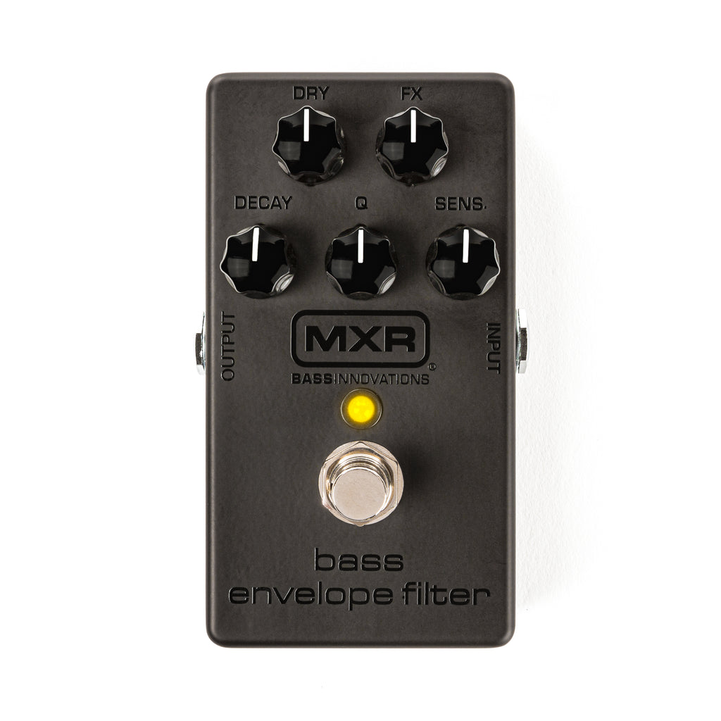 MXR M82B Blackout Bass Envelope Filter pedal — side input jack