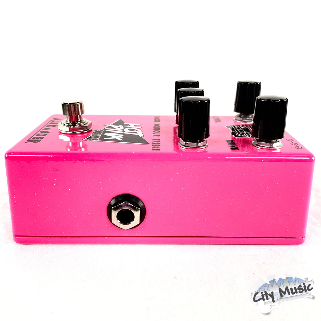 Used Alexander Hot Pink Drive Overdrive Guitar Effects Pedal ♫