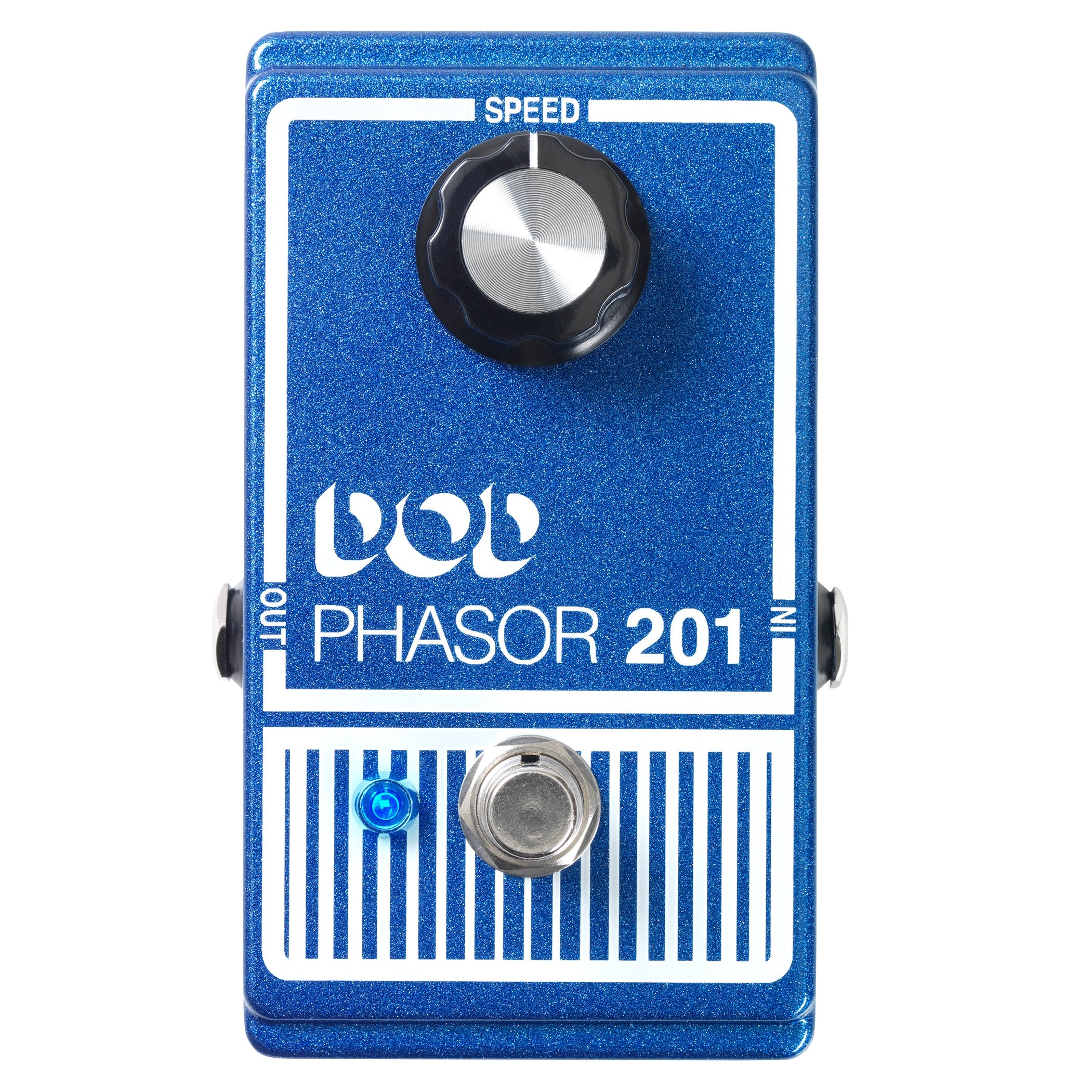 DOD Phasor 201 analog phaser pedal - top view