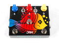 JAM Pedals Ripply Fall chorus phaser pedal — black enclosure with fish art top view