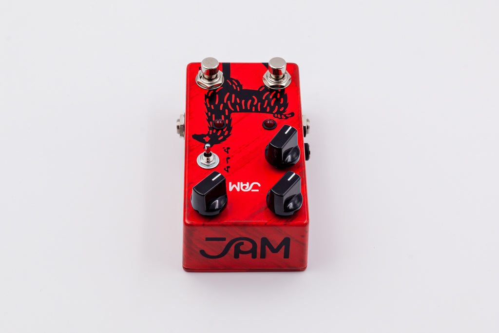 JAM Pedals Delay Llama mk.3 delay pedal — rear view