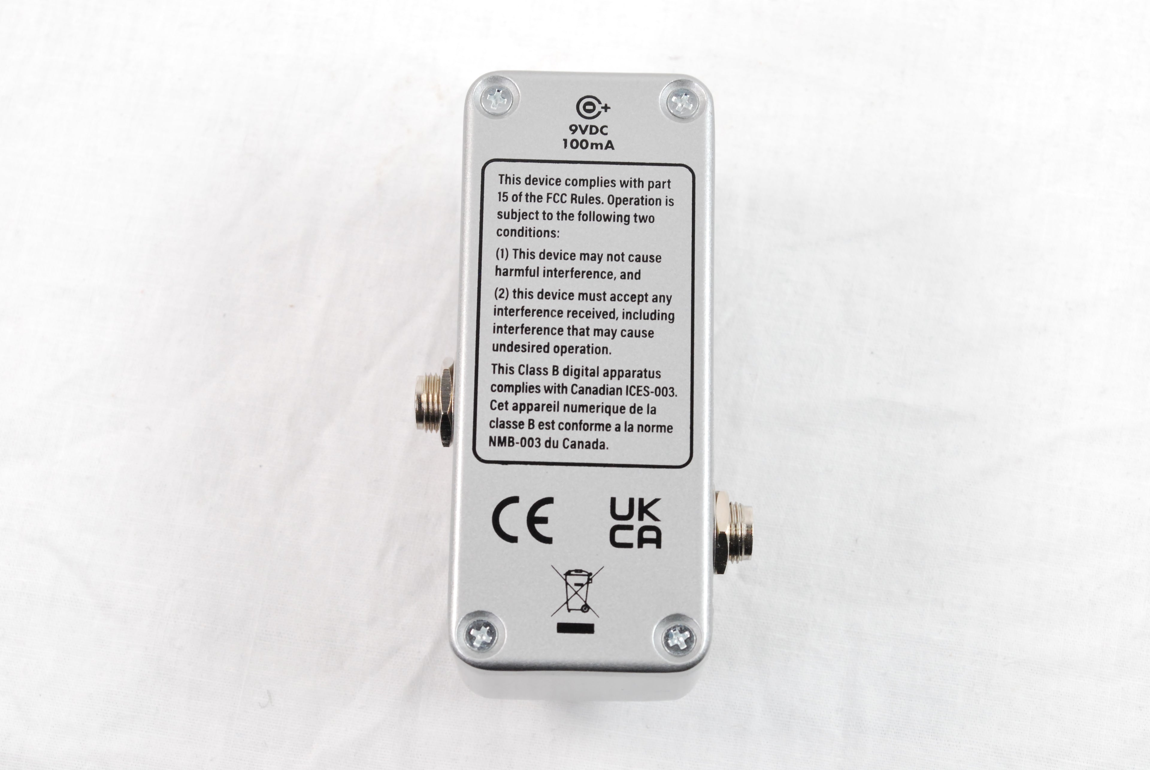 Electro-Harmonix Pico Attack Decay pedal — side view