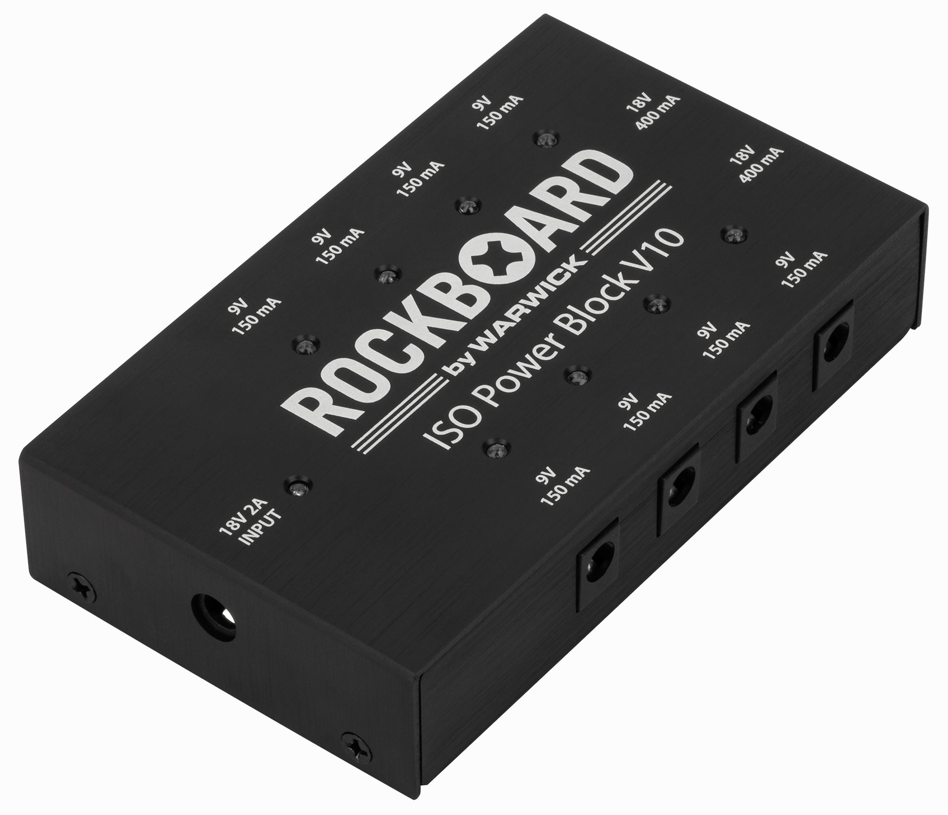 RockBoard ISO Power Block V10 pedal power supply - output jacks view