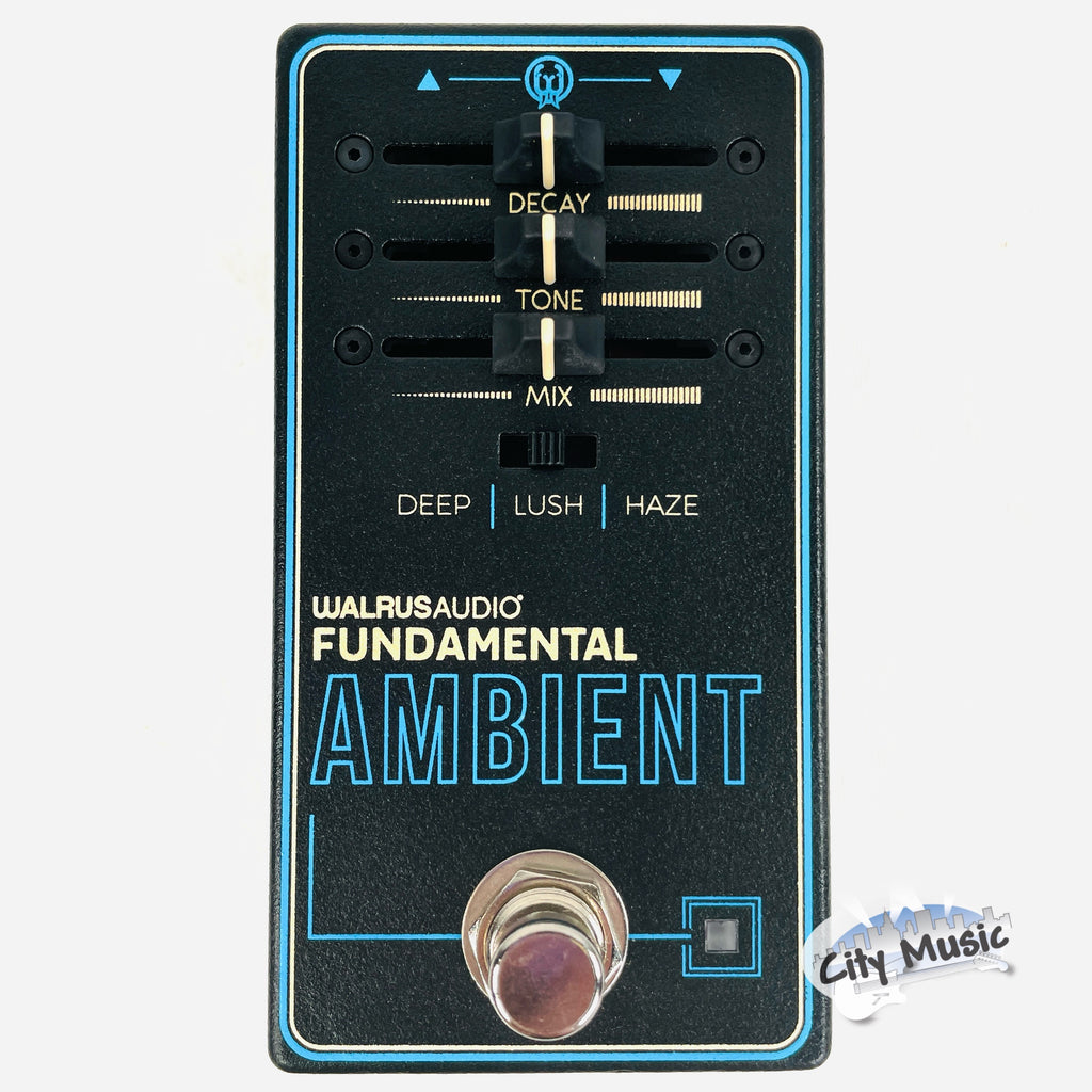 Used Walrus Audio Fundamental Series Ambient Reverb Guitar Effects Pedal в™«