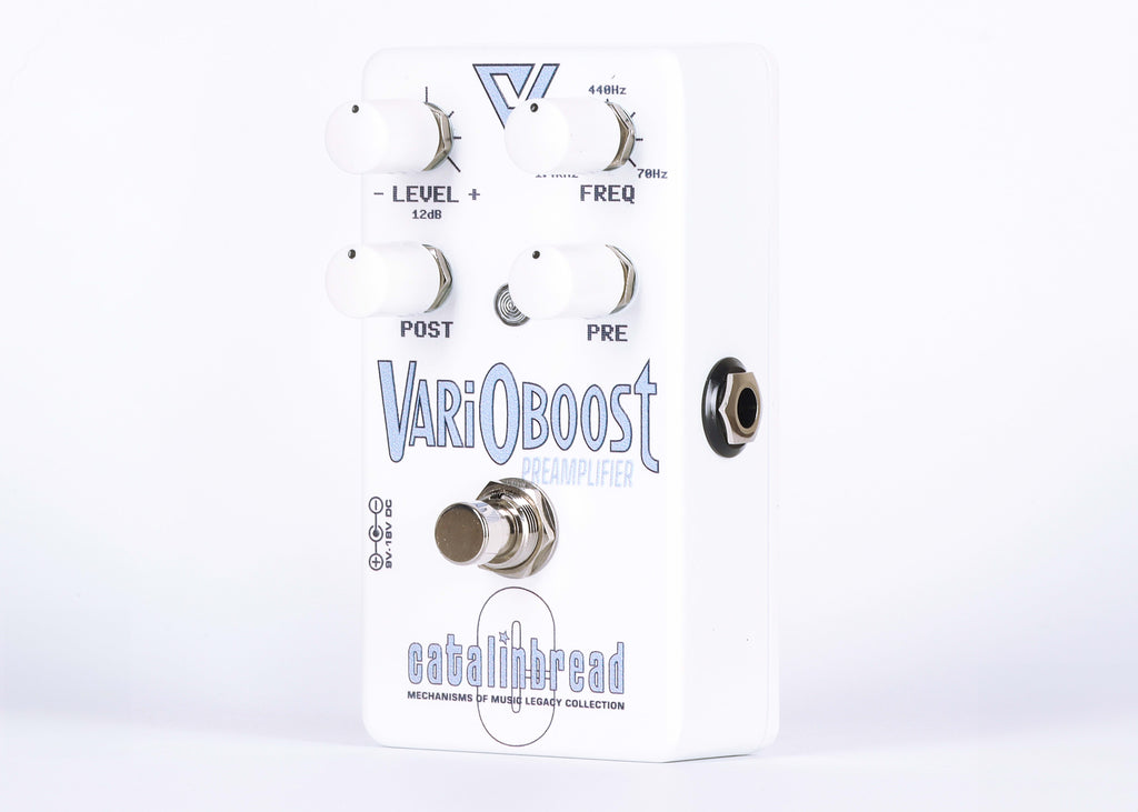 Catalinbread VariOboost preamp pedal - knobs and controls detail