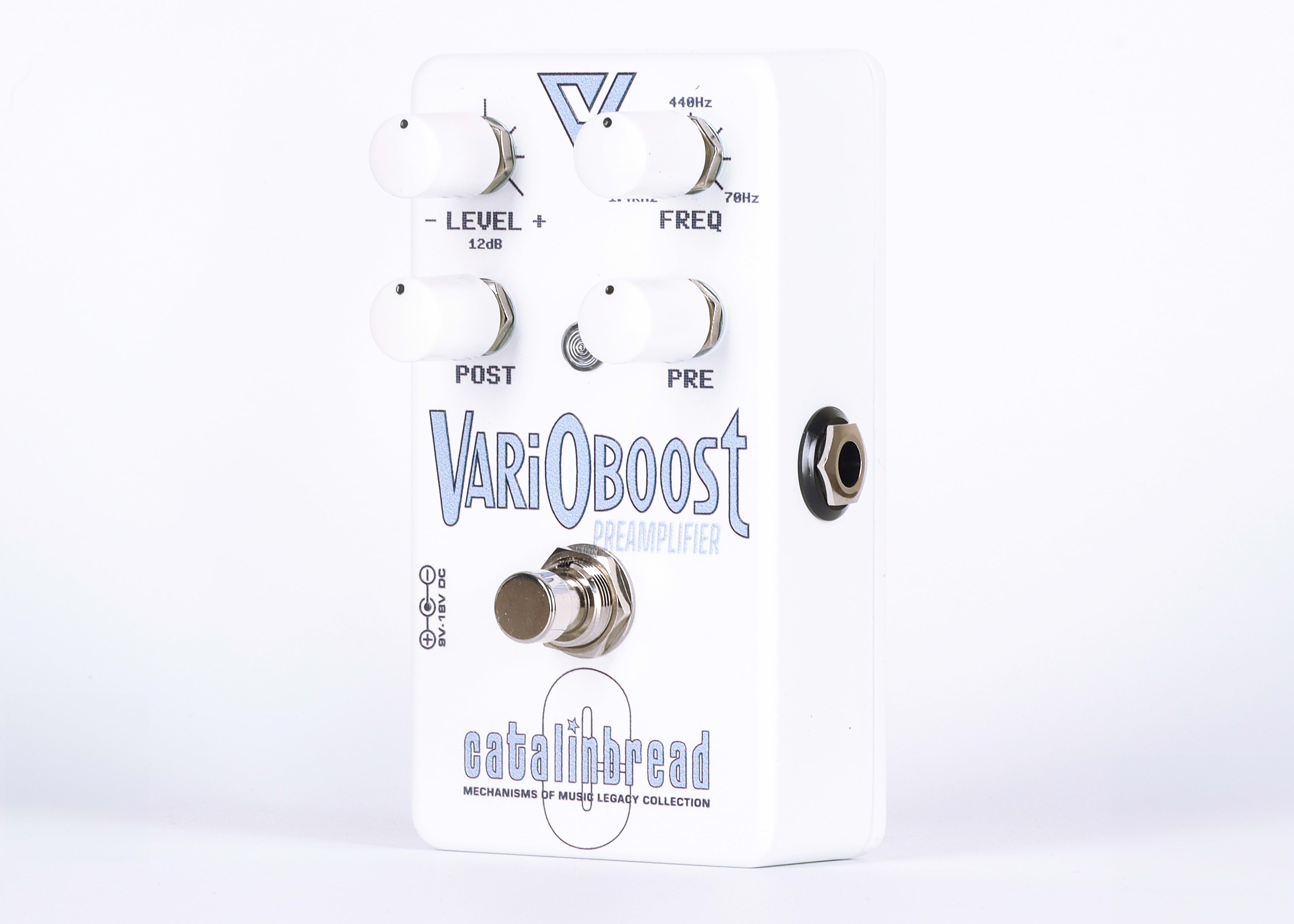 Catalinbread VariOboost preamp pedal - knobs and controls detail