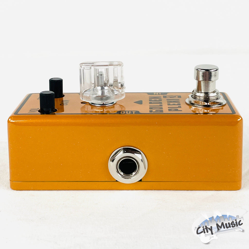 Tone City Golden Plexi V2 distortion pedal — angled view