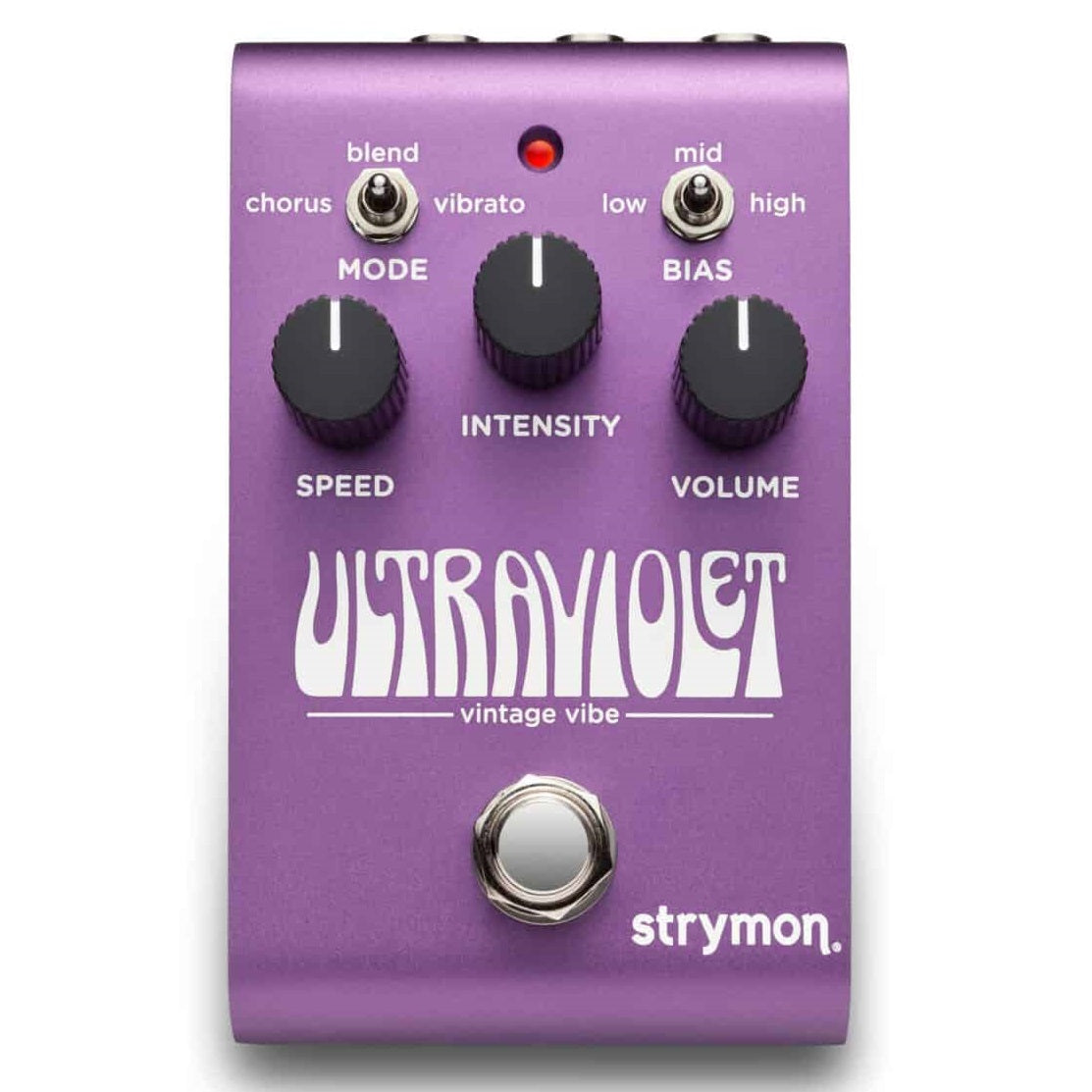 Strymon UltraViolet vintage vibe pedal — angled product view