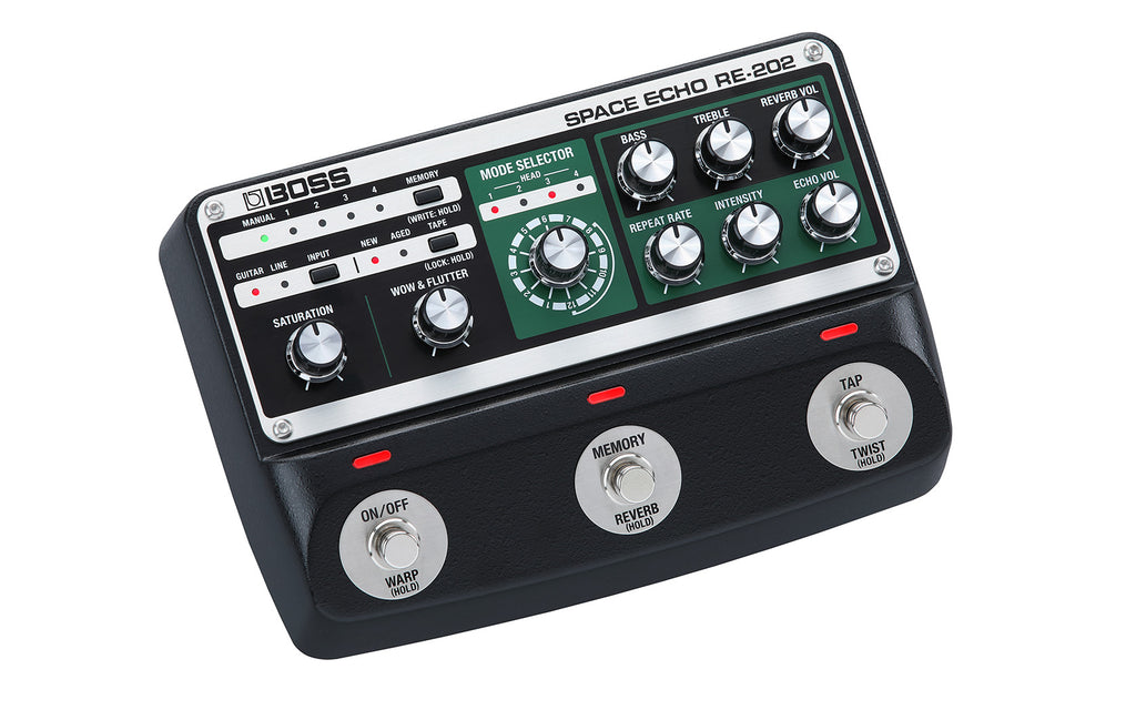 New Boss RE-202 Space Echo Digital Delay Guitar Effects Pedal