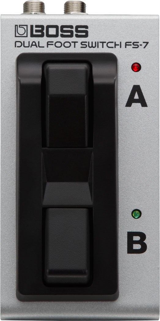 Boss FS-7 dual footswitch pedal — top control view