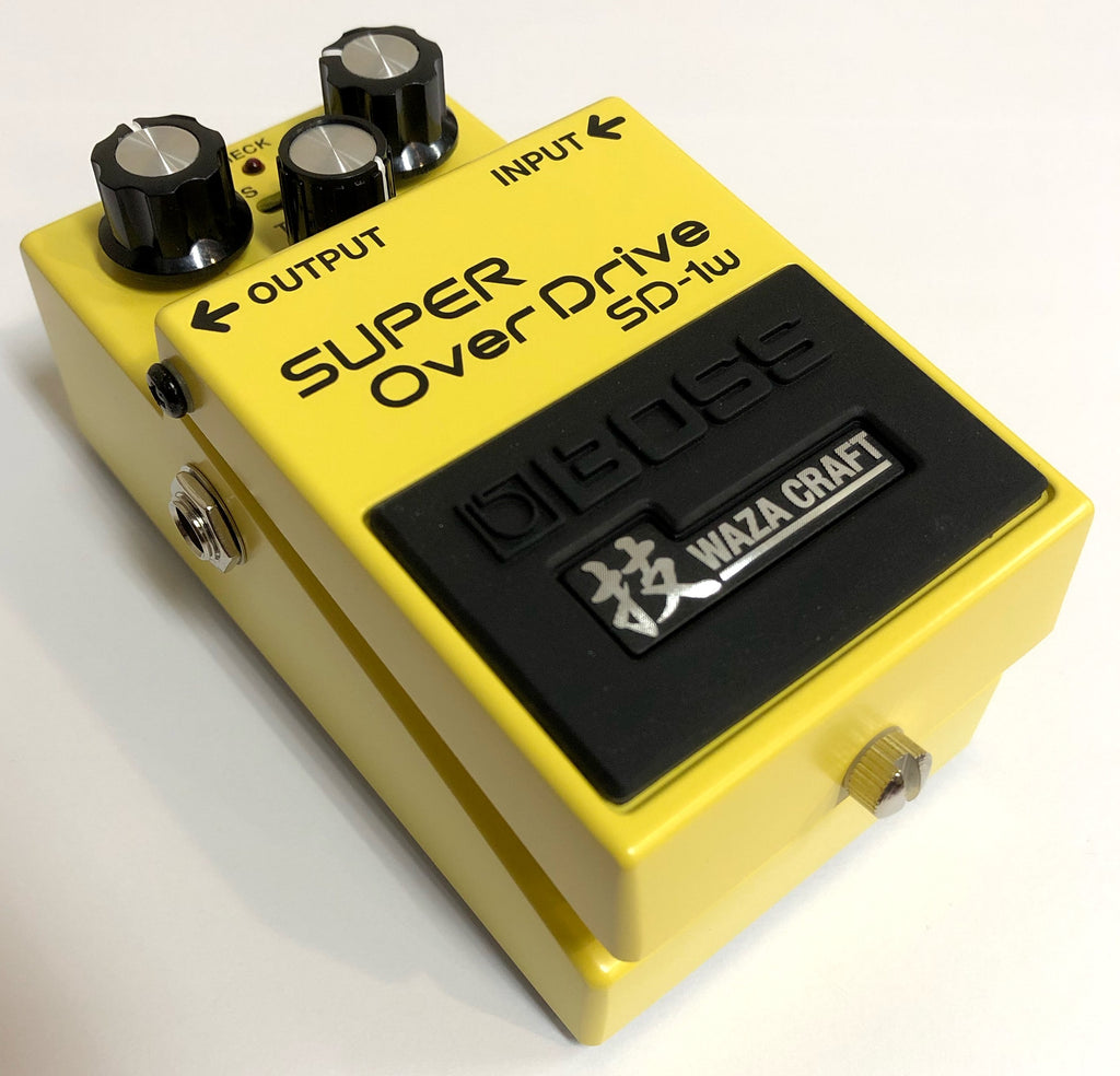 Used Boss SD-1W Waza Craft Super Overdrive Guitar Effects Pedal