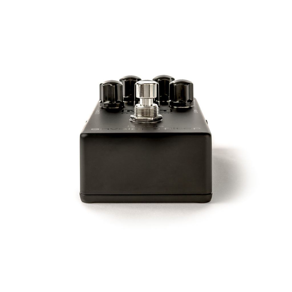 MXR M82B Blackout Bass Envelope Filter pedal — yellow LED detail