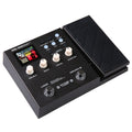 NUX MG-300 micro modeling guitar processor — angled view with expression pedal