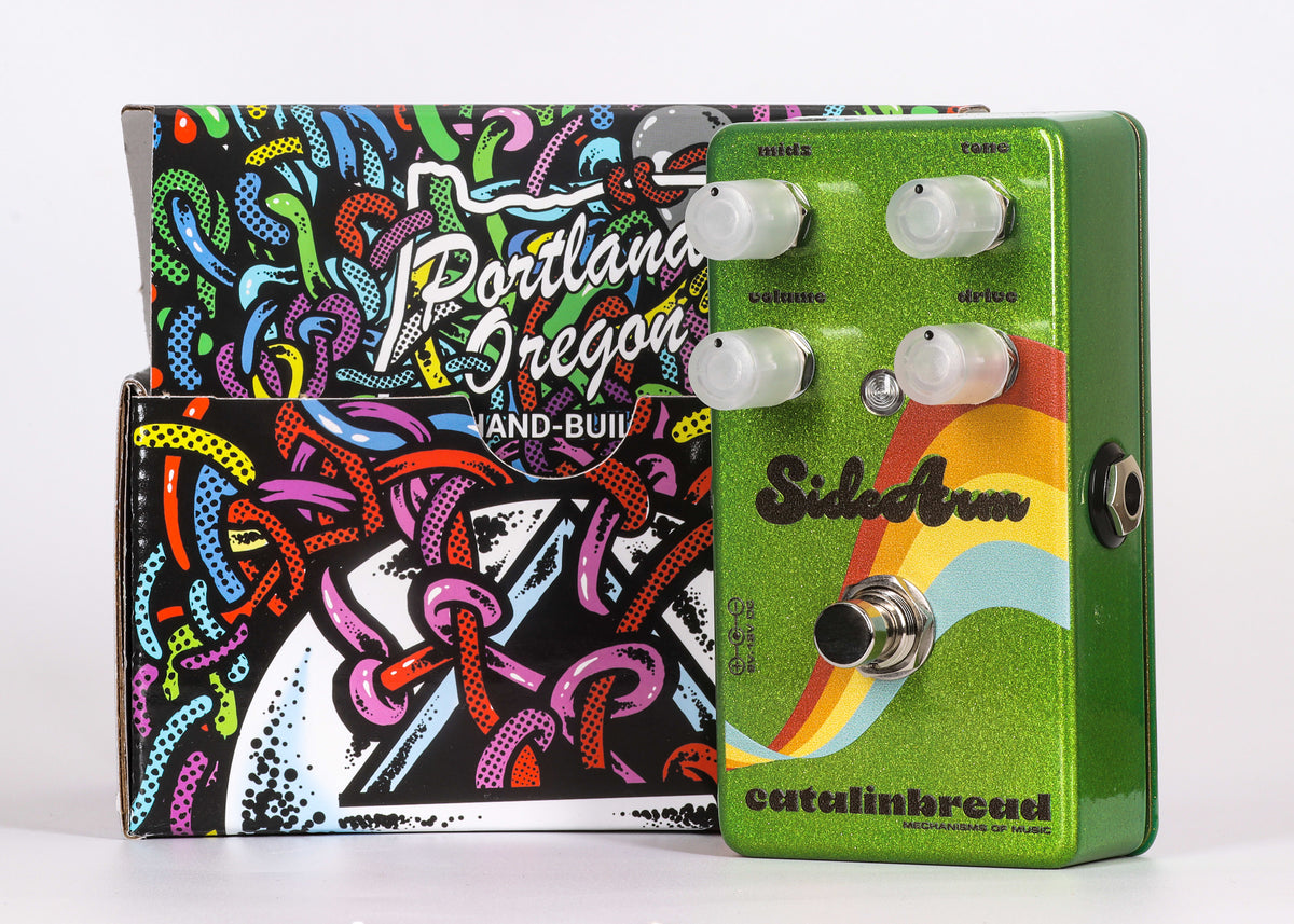 Catalinbread SideArm overdrive pedal - side jacks view