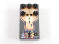Walrus Audio Mira Optical Compressor guitar pedal — top view, gray keyhole art enclosure