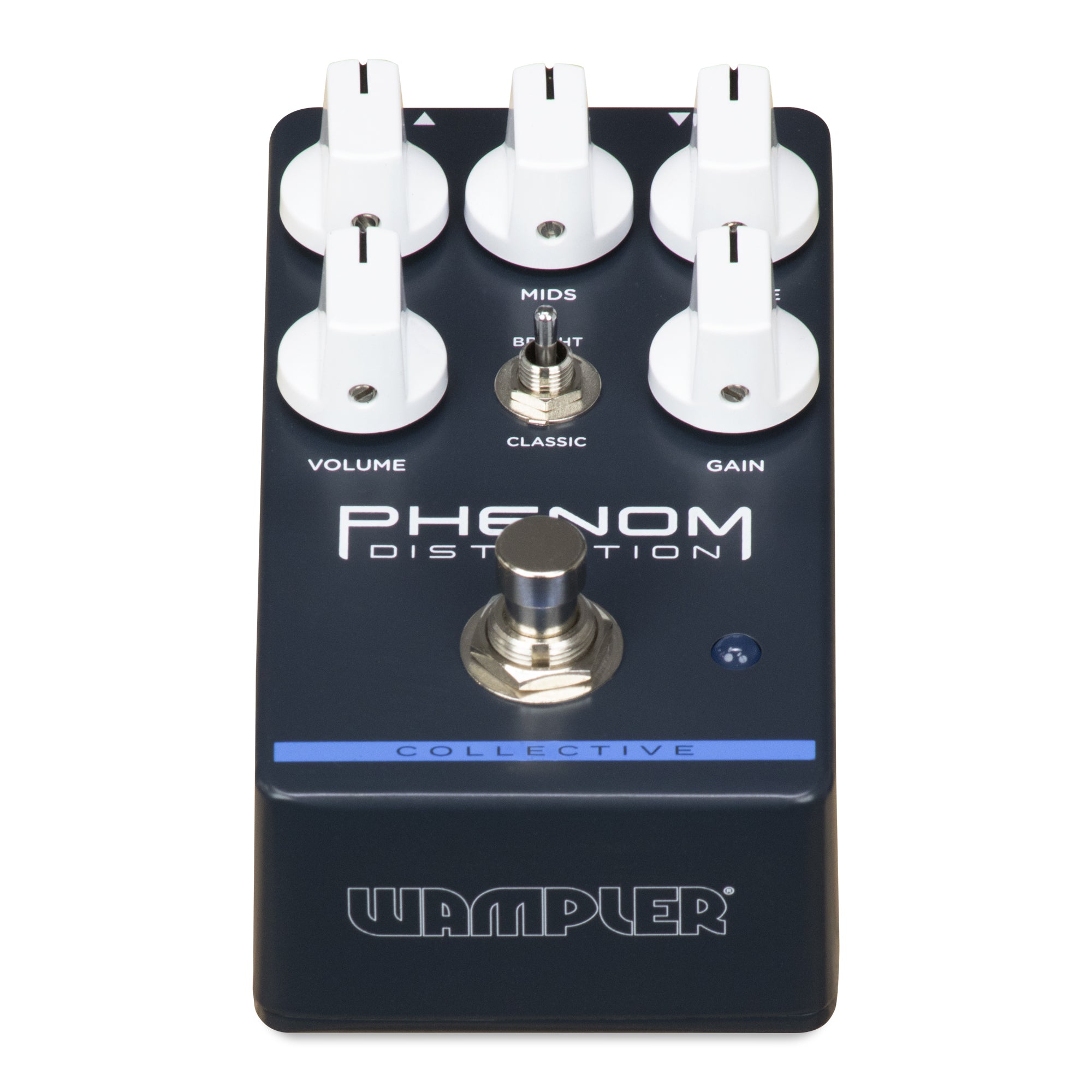 Wampler Phenom Distortion pedal - Bright/Classic voicing toggle switch detail