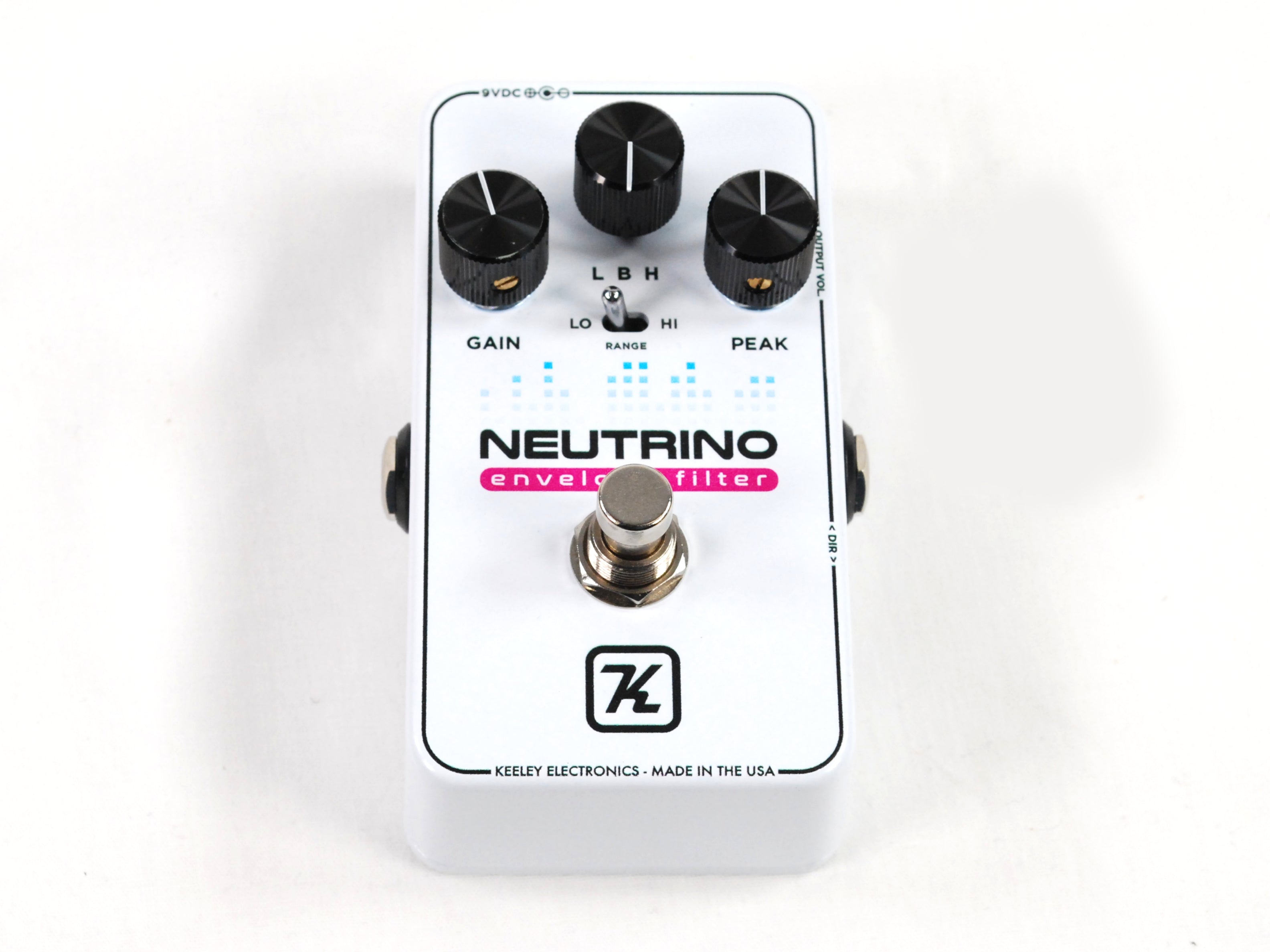 Keeley Neutrino V2 envelope filter pedal — top view