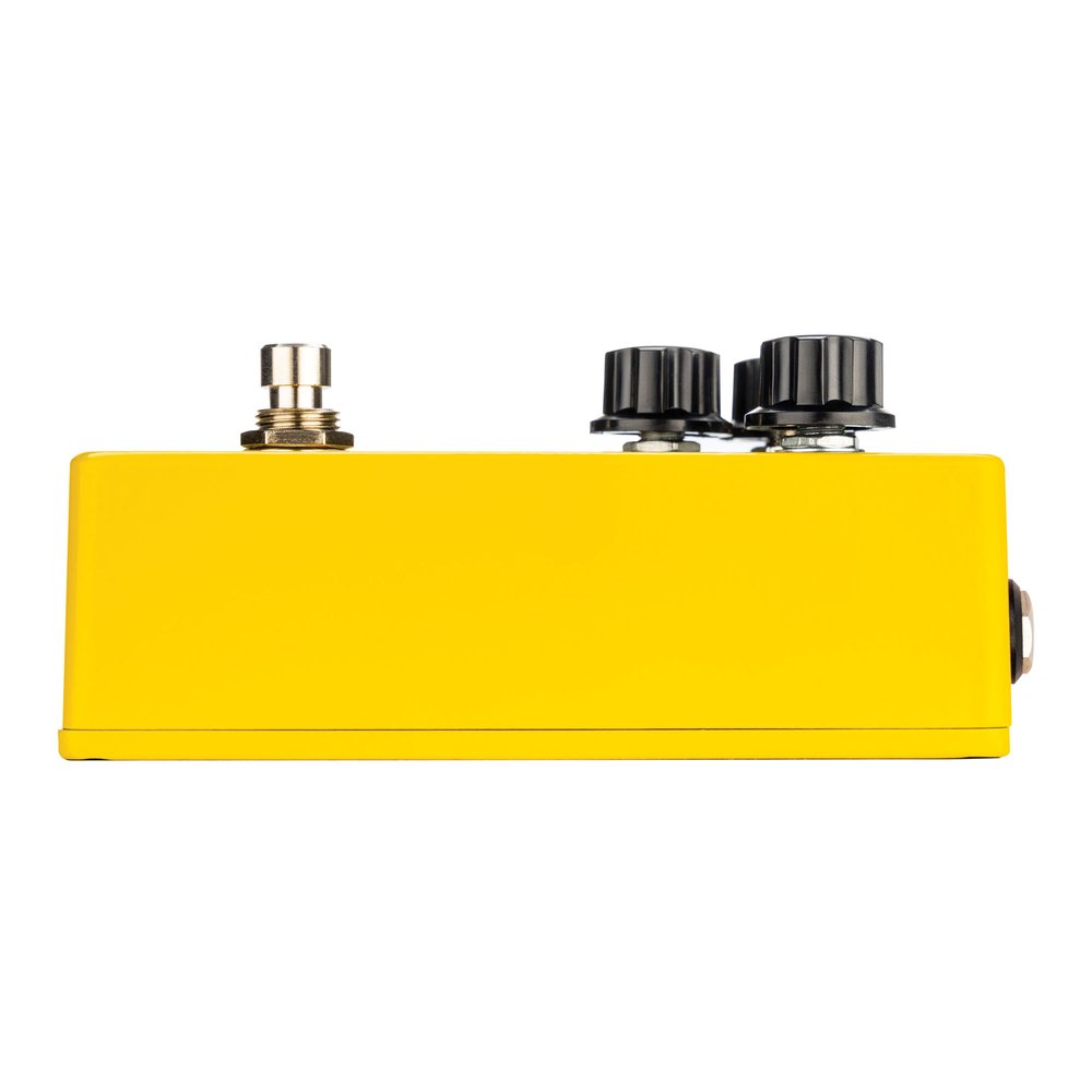 EarthQuaker Blumes bass overdrive pedal — jacks view