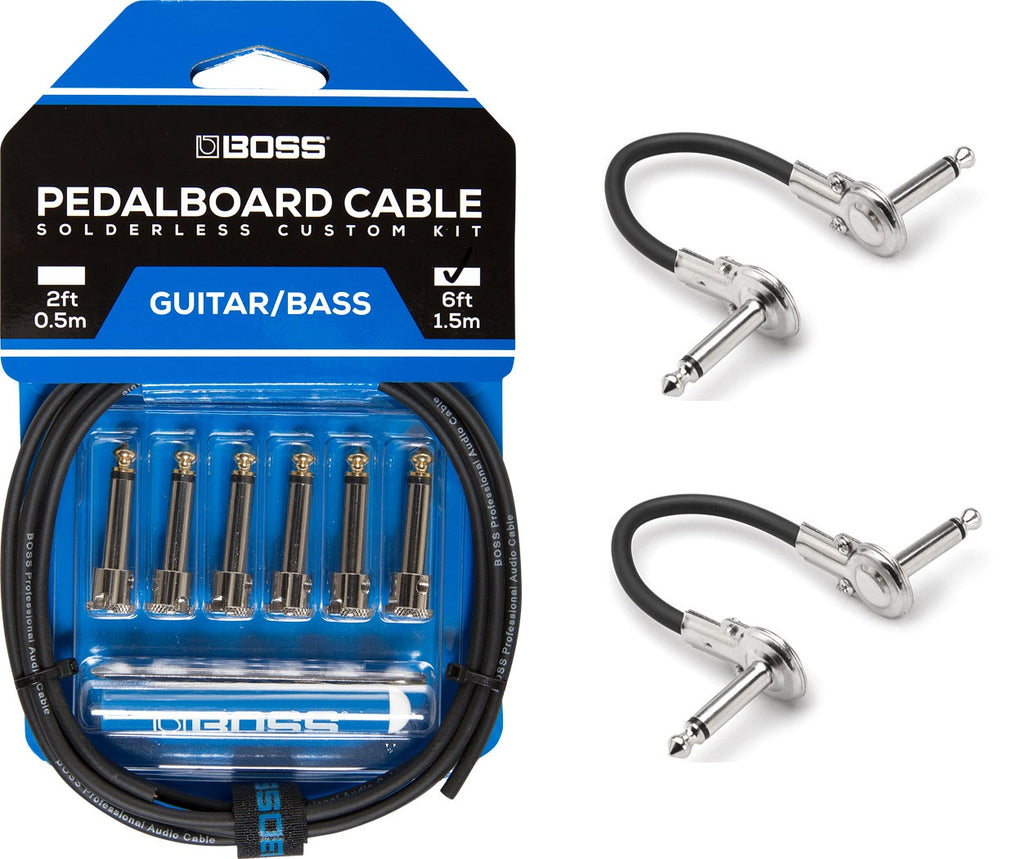Boss BCK-6 solderless pedalboard patch cable kit — retail package