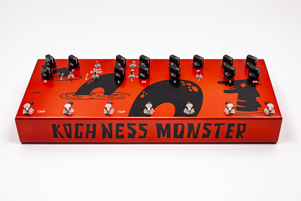 JAM Pedals Kochness Monster multi-effects pedal — angled view