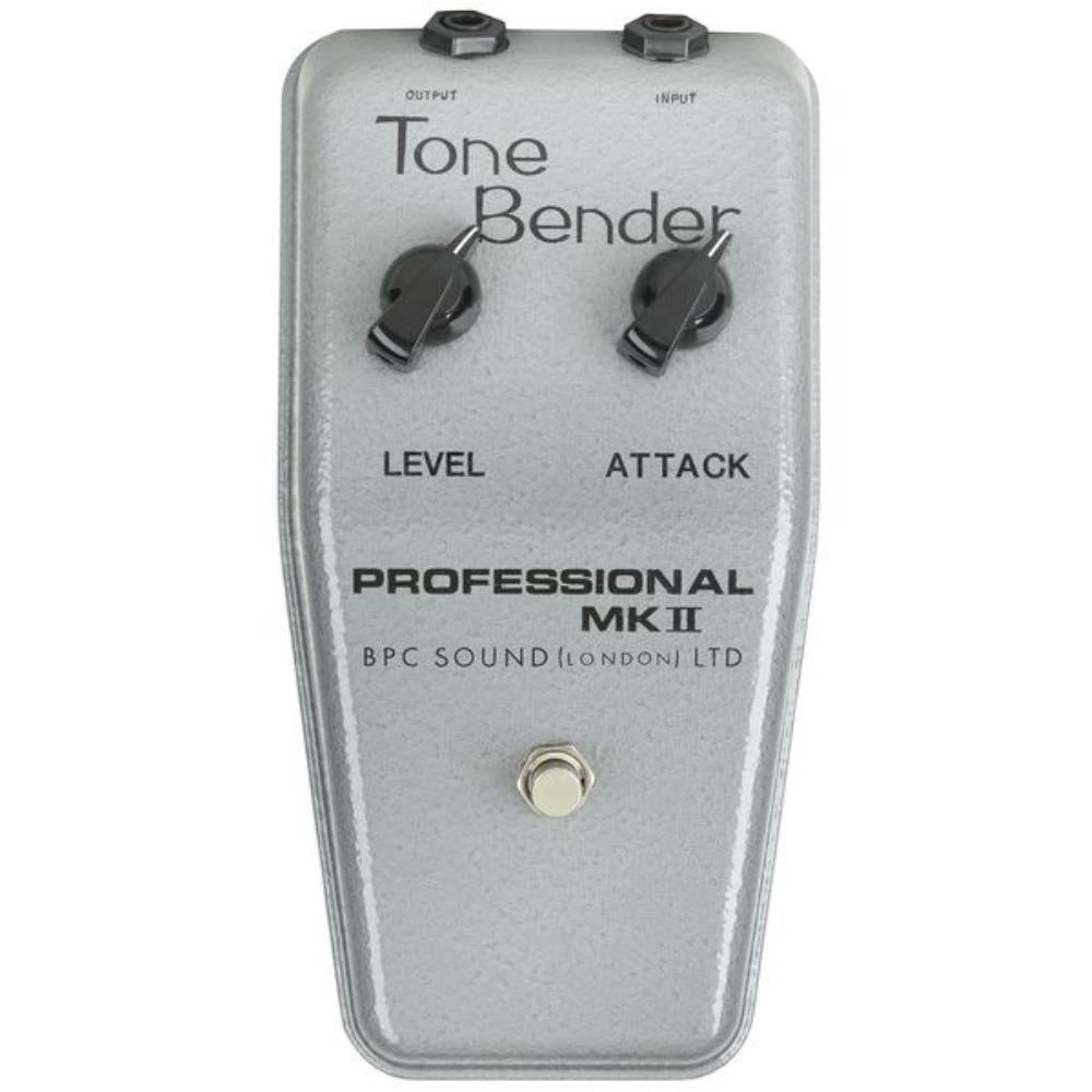 British Pedal Company MKII Tone Bender OC81D fuzz pedal — top view