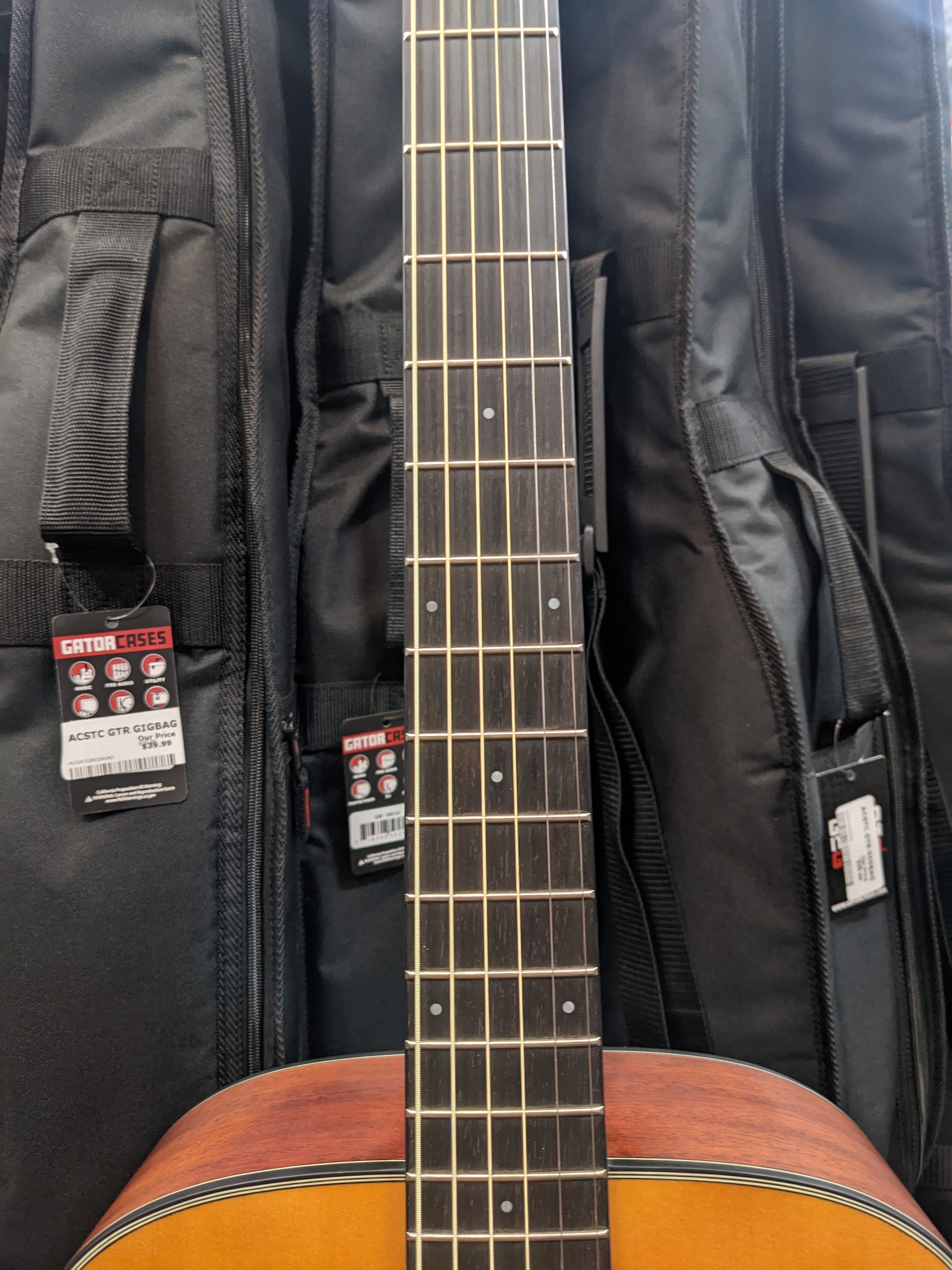 Yamaha Red Label FSX5 acoustic-electric guitar — concert body side profile