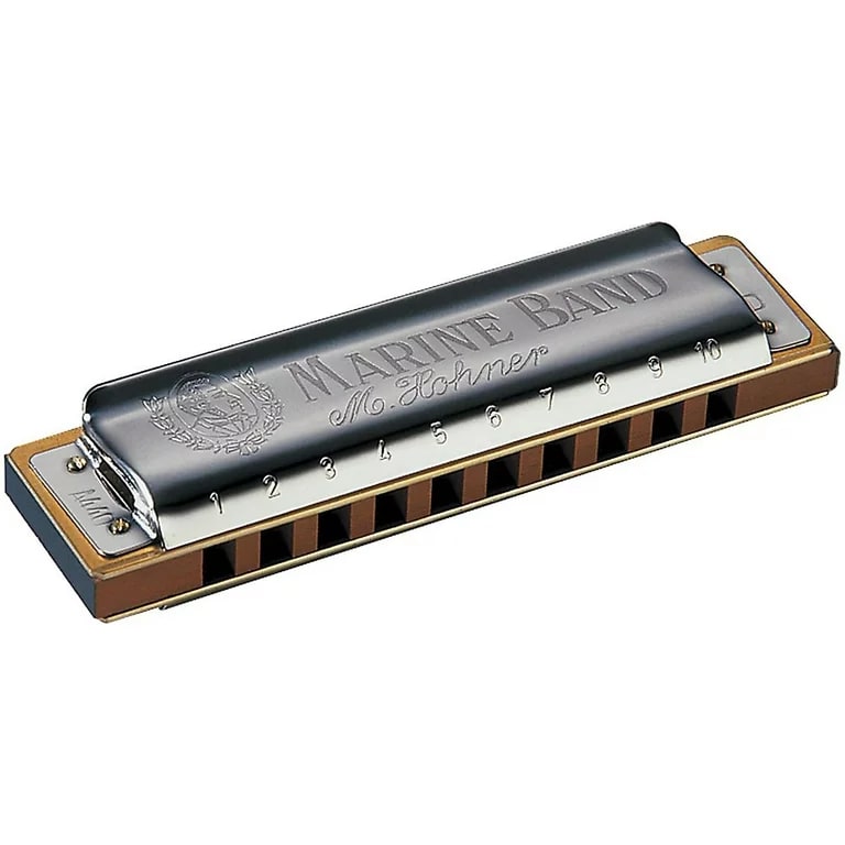 Hohner Marine Band 1896 harmonica 5-pack — carrying case with five harmonicas