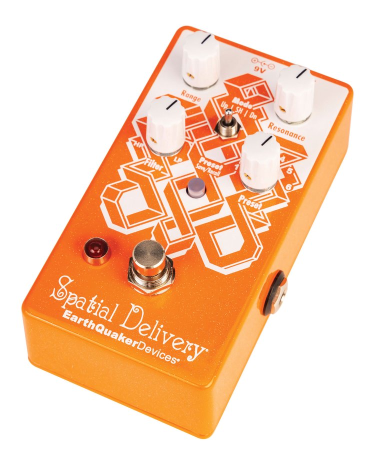 EarthQuaker Devices Spatial Delivery V3 envelope filter pedal - side view