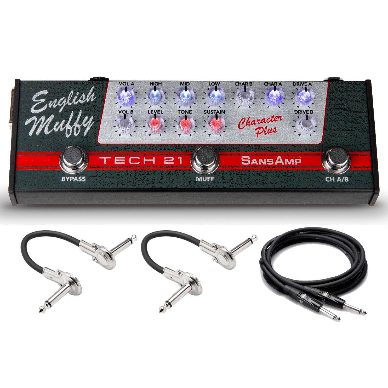 New Tech 21 SansAmp Character Plus English Muffy Guitar Effects Pedal