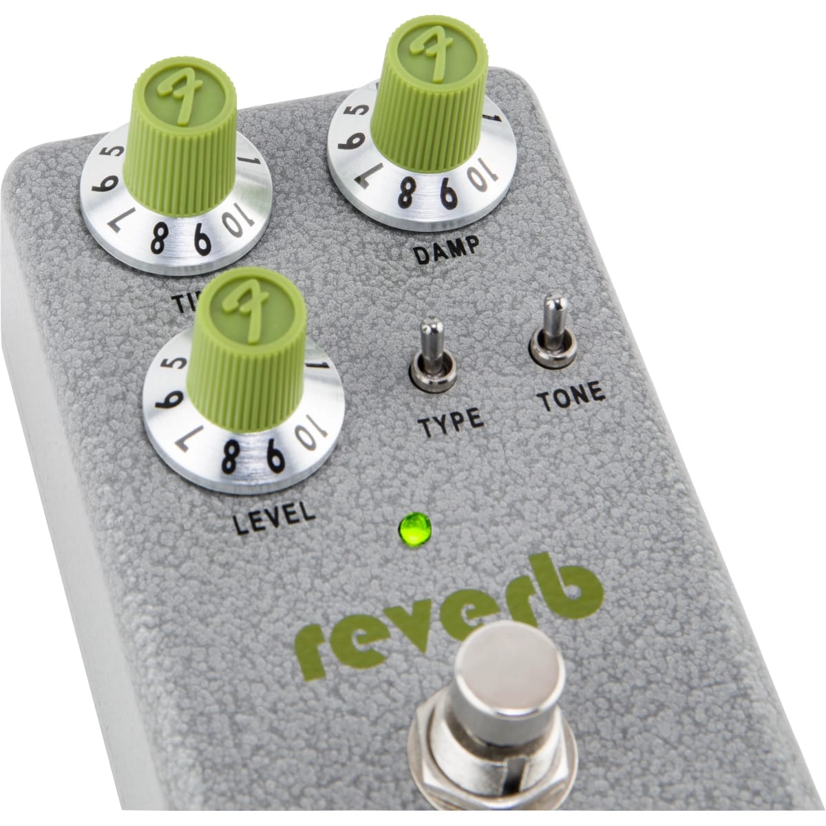 Fender Hammertone Reverb pedal — footswitch detail