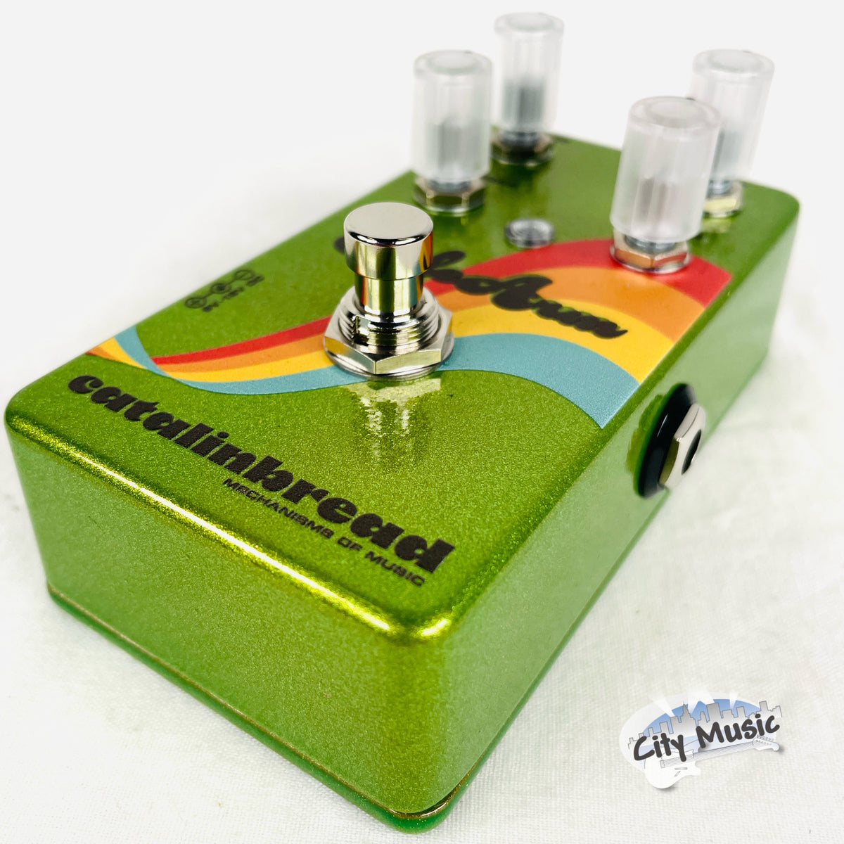 Catalinbread SideArm overdrive pedal - right side jack