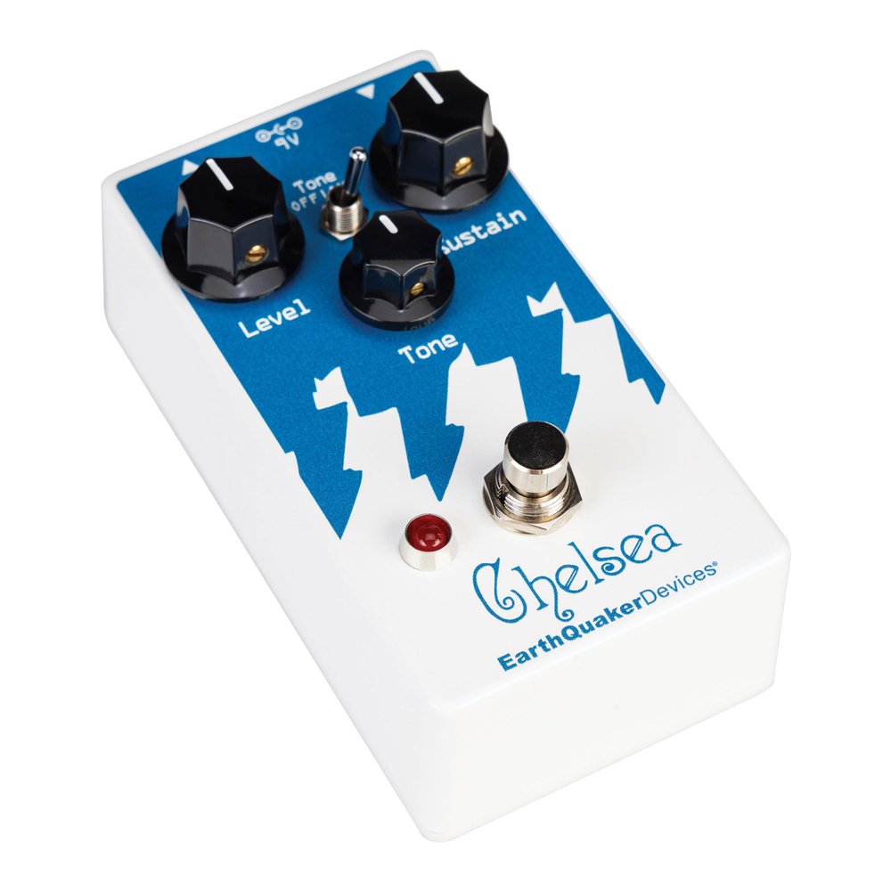 EarthQuaker Devices Chelsea fuzz pedal — footswitch detail