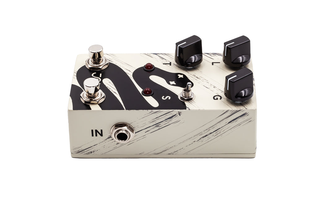 JAM Pedals Rattler mk.2 distortion pedal — footswitch detail