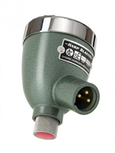 Hohner HB52 Harp Blaster harmonica microphone — rear view with connector